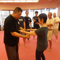 Carrie with Sam Chin Sifu