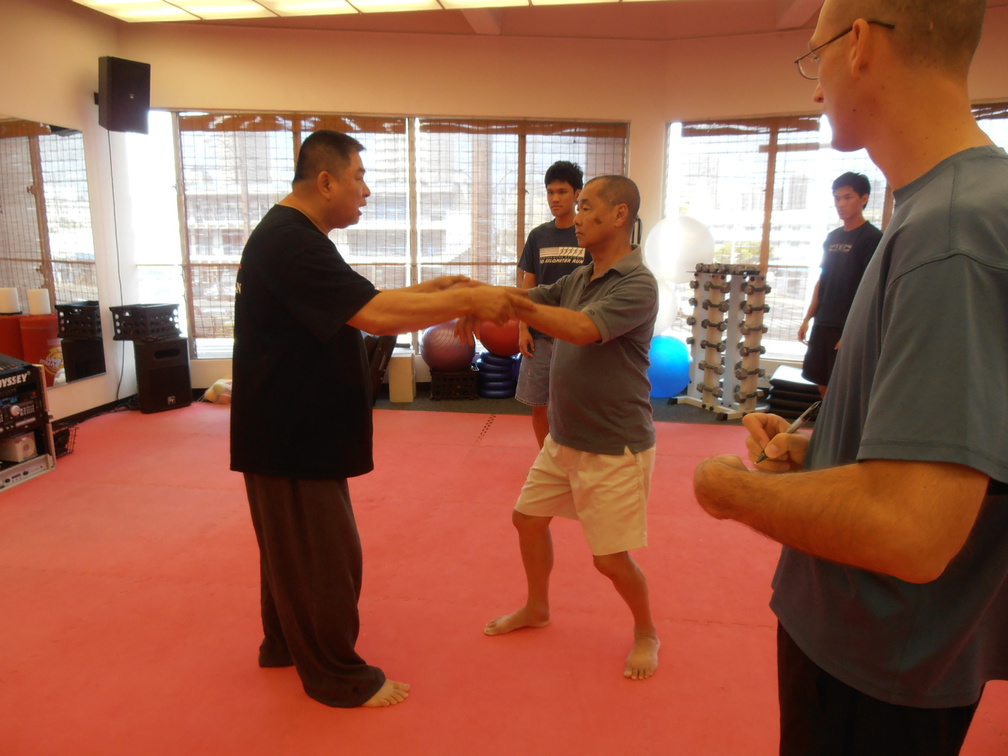 Sam Chin Sifu and Henry