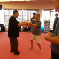 Sam Chin Sifu and Henry