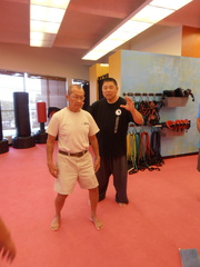 Sam Chin Sifu with Hiroshi