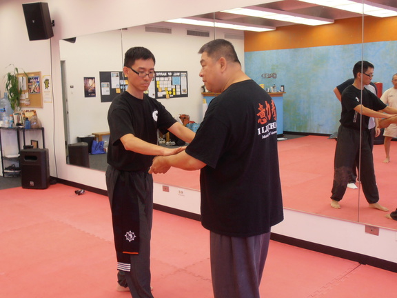 Sam Chin Sifu with Lipyeow Lim