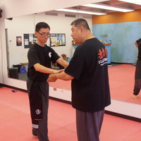 Sam Chin Sifu with Lipyeow Lim