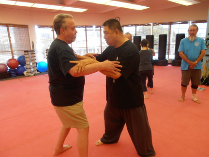 Sam Chin Sifu with Paul