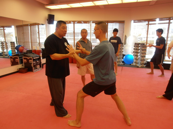 Sam Chin Sifu with DeWayne