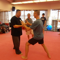 Sam Chin Sifu with DeWayne