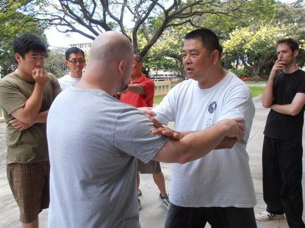 Sam Chin Sifu with Andy Breton