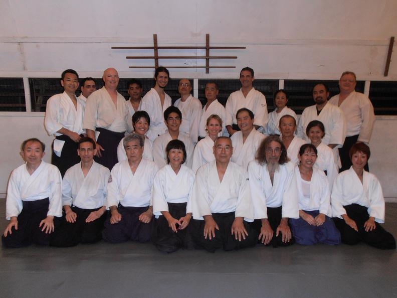 Takeshi Yamashima Sensei visiting the Windward Aikido Club in Kaneohe Hawaii - August 1st 2012. yamashima-windward-aikido-club.jpg