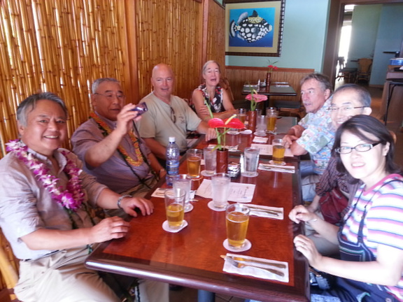 At the Fish Hopper in Kailua-Kona