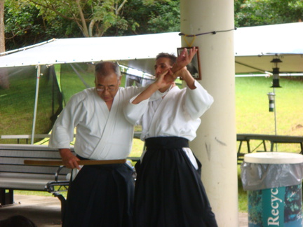 Takeshi Yamashima and Chris Li, 2011 at Hoomaluhia
