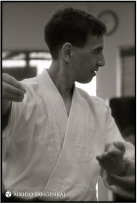 Chris Li at the Aikido Sangenkai