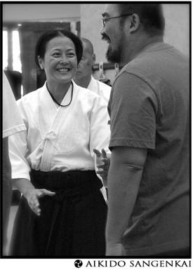 Dayna and Mert at the Aikido Sangenkai